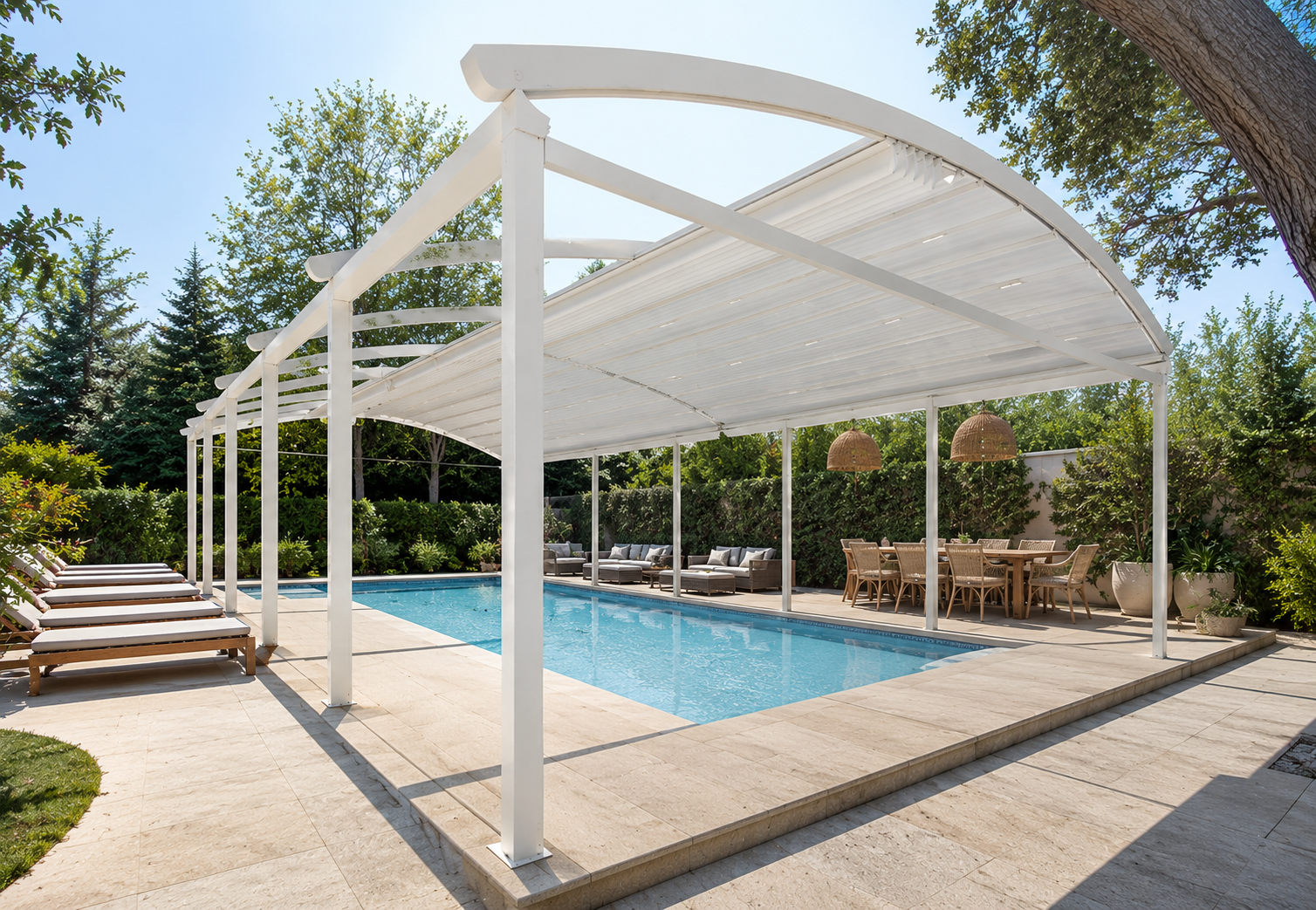 Oval Pergola